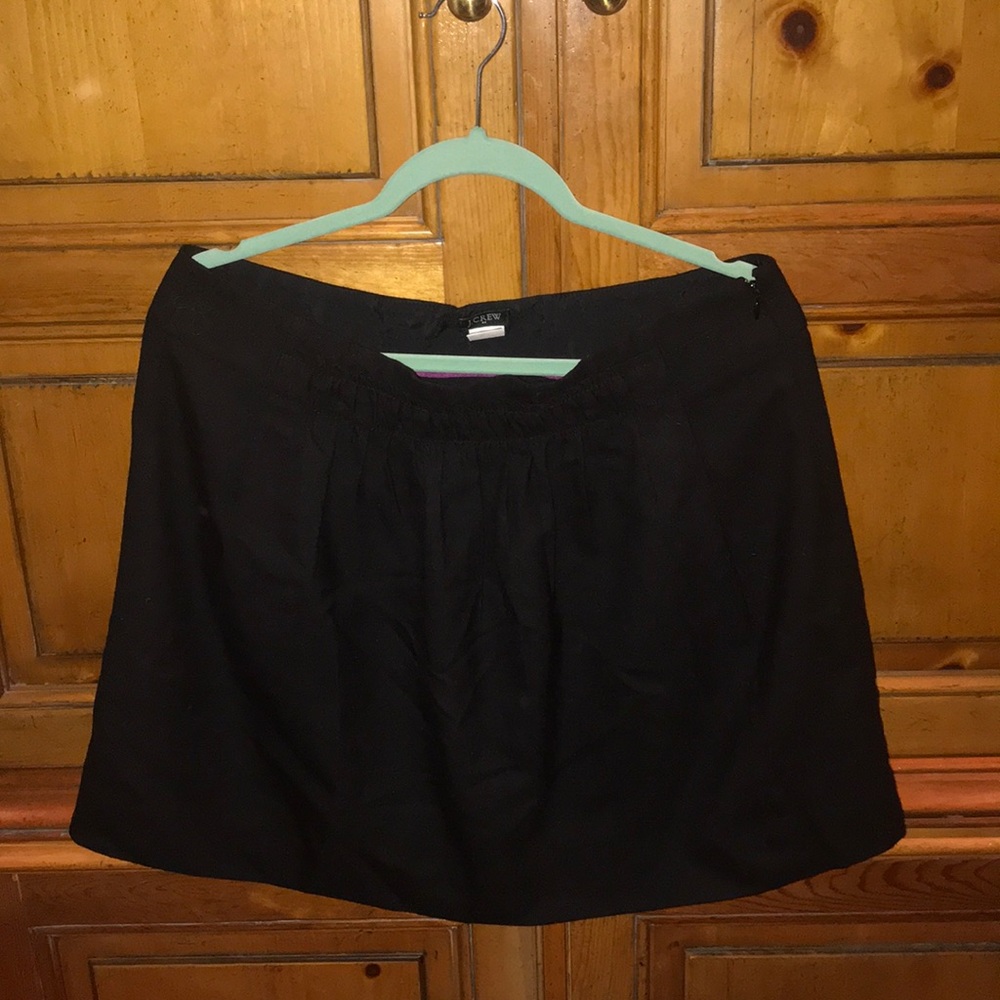 J Crew Classic Black Skirt